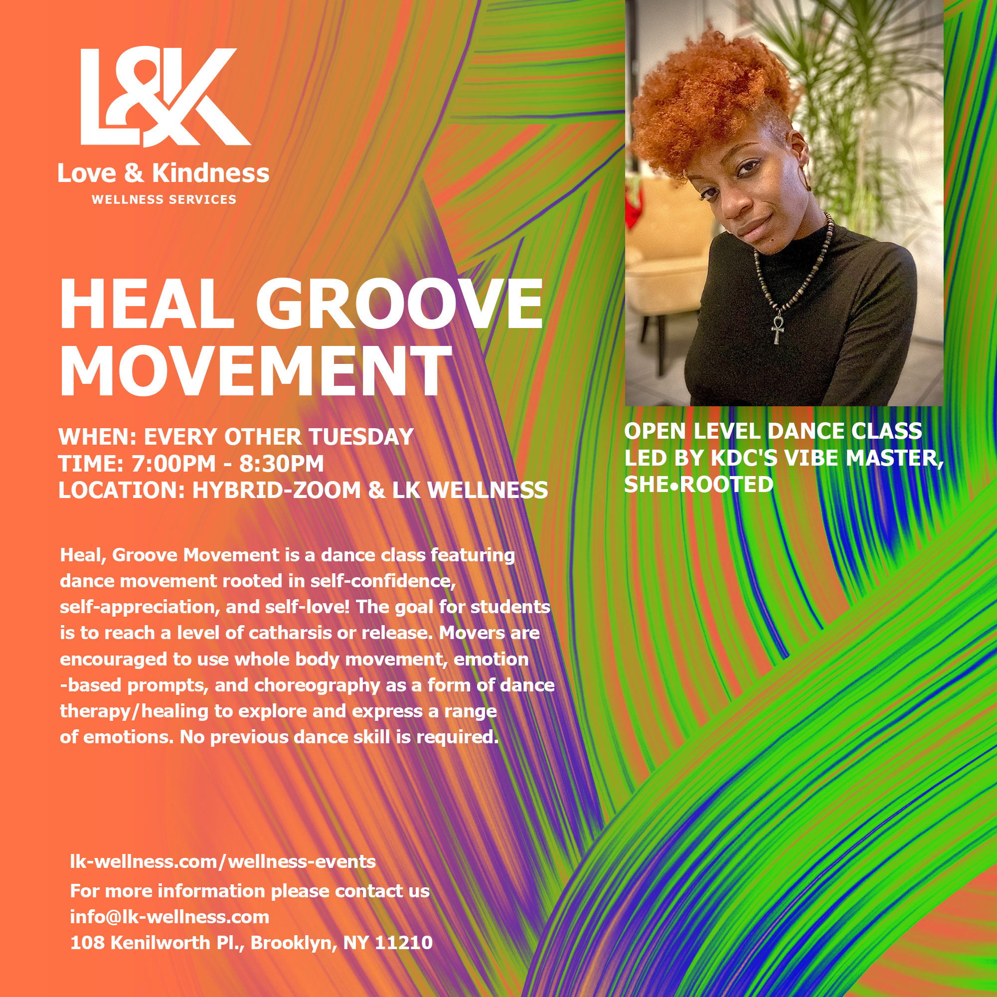 Flyer for Heal Groove Movement